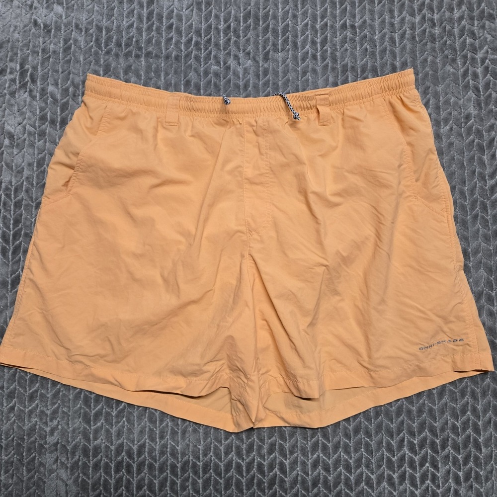 Columbia PFG Backcast III Omni-Shade Mens 2XL Coral Fishing Shorts 6 Inseam